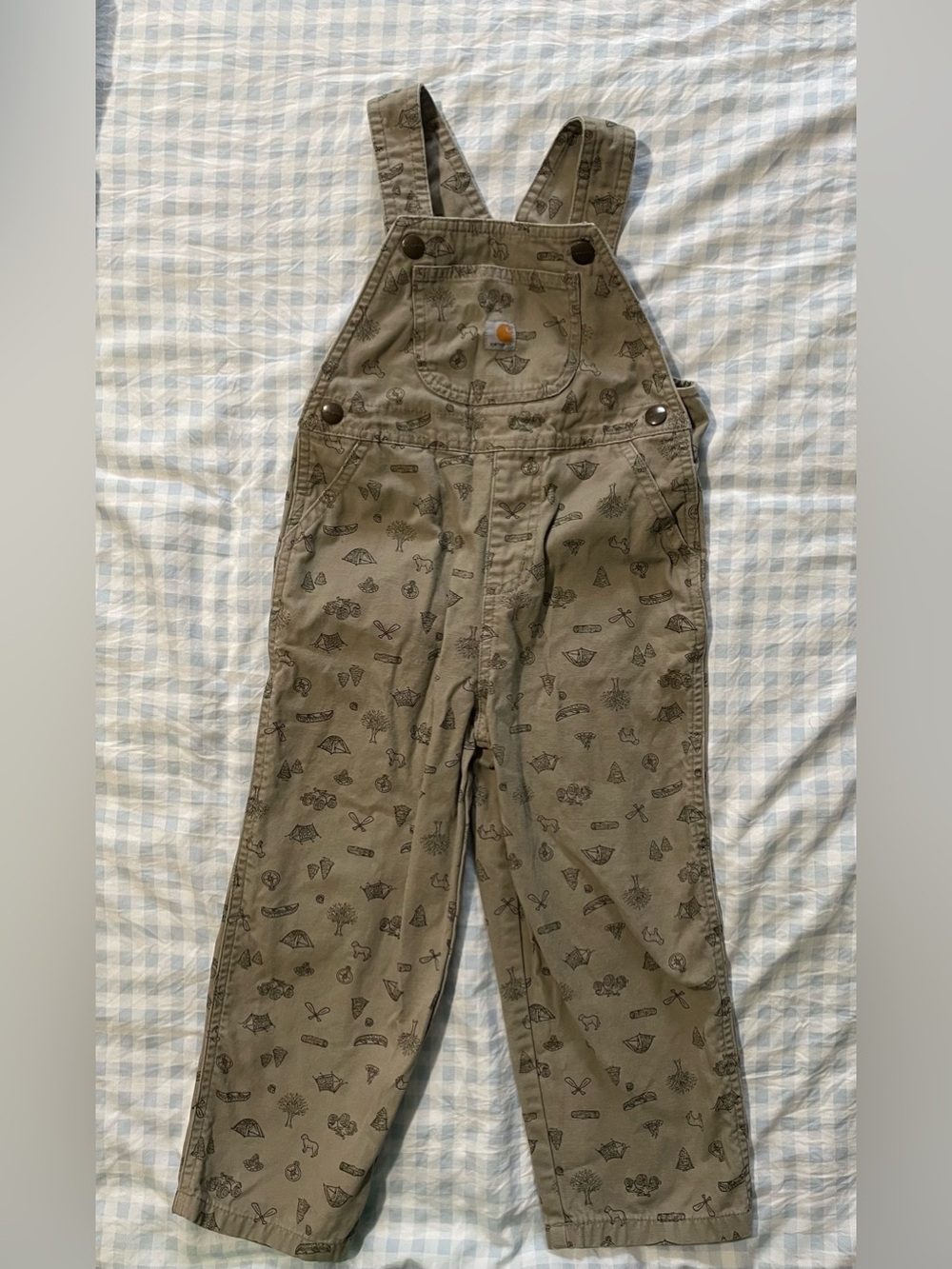 Carhartt overalls- hard to find print